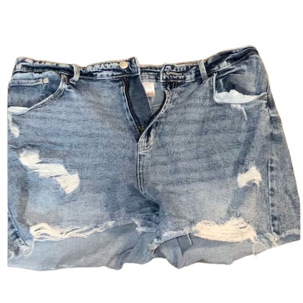 High wasted jean shorts